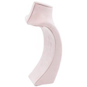 Expositor forrado en velvet rosa para colgante o collar de joyería bisutería y joyas IF-9-RS.