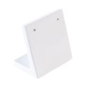 Expositor blanco de madera lacada para pendientes de joyería bisutería y joyas ML-5-B