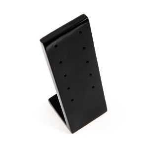 Expositor negro de madera lacada para pendientes de joyería bisutería y joyas ML-7-N