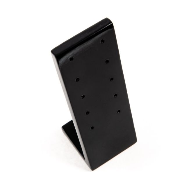 Expositor negro de madera lacada para pendientes de joyería bisutería y joyas ML-7-N