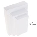 Expositor blanco de madera lacada para colgante de joyería bisutería y joyas ML-9-B
