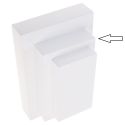 Expositor blanco de madera lacada para colgante de joyería bisutería y joyas ML-10-B