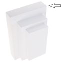 Expositor blanco de madera lacada para colgante de joyería bisutería y joyas ML-11-B