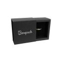 Caja de cartón para anillo o pendientes color negro 65x65x35 mm PF-1-N