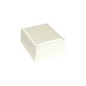 ESTUCHE PARA PENDIENTES COLOR BLANCO ROTO 73x84x38 Mm. WD-3-P