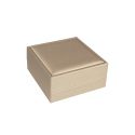 ESTUCHE PARA PENDIENTES COLOR CHAMPAGNE 90x90x44 Mm. MT-5-P