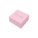 Caja de cartón para pendientes color rosa 48x48x23 mm SL-40-RS-RS