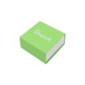 Caja de cartón para pendientes color verde 48x48x23 mm SL-40-VE-B