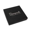Caja de cartón collar 120x120x24 mm color negro ep-16