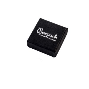 Caja de cartón para pendientes 43x43x21 mm color negro ep-41-N