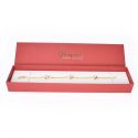 Caja de cartón pulsera 233x53x27 mm color rojo ep-51