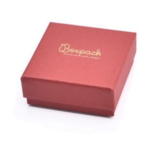 Caja de cartón para conjunto o colgante 65x65x29 mm color rojo ep-61