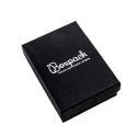 Caja de cartón colgante 80x110x32 mm color negro ep-91