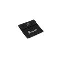Bolsa textil suede color negro para joyería y bisutería 57x57 mm S-501-N
