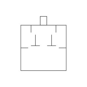 Taco textil de microfibra para pendientes omega de joyería, bisutería. T-M2-NU