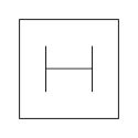 Esquema interior caja de cartón para anillo o pendientes color blanca 55x50x42 mm SG-1-B-AQ
