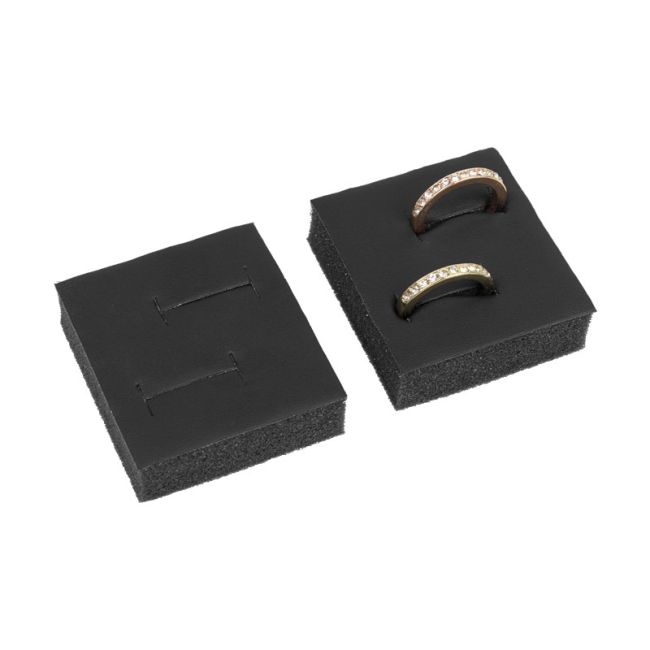 Taco para alianzas de joyería, bisutería color negro para bandeja  T-24A-N