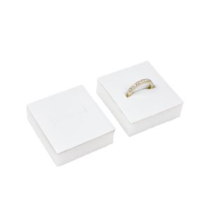 Taco para alianzas de joyería, bisutería color blanco para bandeja  T-24A-B