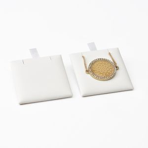 Taco para colgante de joyería, bisutería color blanco para bandeja  T-24C-B