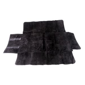 Manta expositora enrollable negra para joyería, bisutería y joyas MJ-1-N