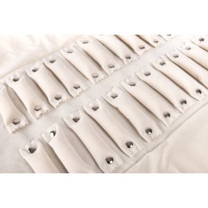 Manta expositora enrollable marrón para joyería, bisutería y joyas MJ-3-M