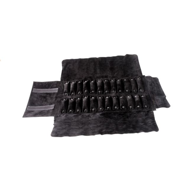 Manta expositora enrollable negro para joyería, bisutería y joyas MJ-3-N