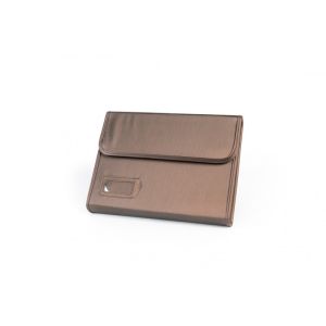 Manta expositora enrollable marrón para joyería, bisutería y joyas MJ-5-M