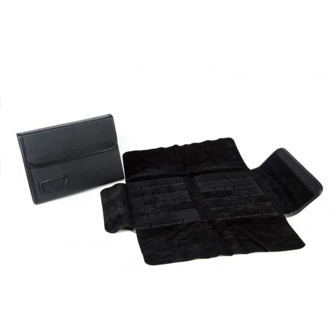 Manta expositora enrollable negro para joyería, bisutería y joyas MJ-5-N