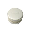 Joyero de viaje redondo blanco para joyería, bisutería y joyas 95x95x45 mm JY-2-B
