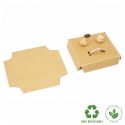 Interior Eco kraft para colgante y conjunto 56x56x12 mm IC-61-K