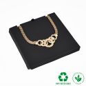 Interior Eco negro para collar o conjunto 159x159x12  mm IC-18-N