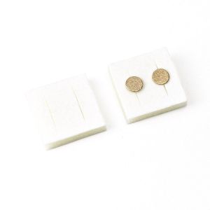 ESPUMA PARA PENDIENTES COLOR BLANCO 37x37x8 mm IE-41-B-8