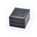 Estuche polipiel azul para pendientes 47x53x30 mm. J-07-P