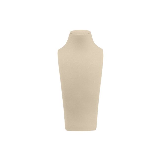 Peto busto display personalizado en nappa para joyeria bisuteria y joyas cd-c101-np-22