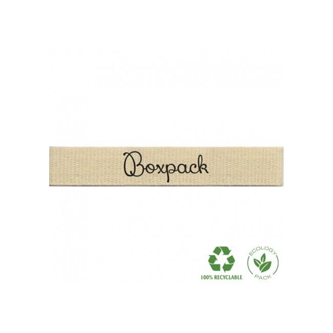 Cinta de algodón personalizada serigrafia de 10 mm de ancho para joyería y bisutería