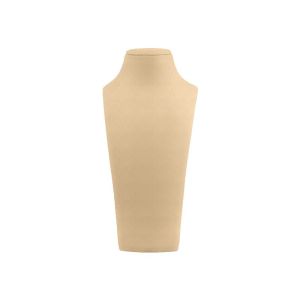 Peto busto display personalizado en velvet para joyeria bisuteria y joyas cd-c103-v5