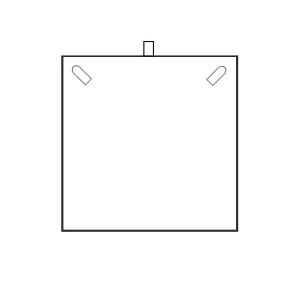 Estuche polipiel blanco para collar de joyería bisutería joyas FR-7-C-N