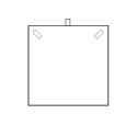 Estuche polipiel blanco para collar de joyería bisutería joyas FR-7-C-N