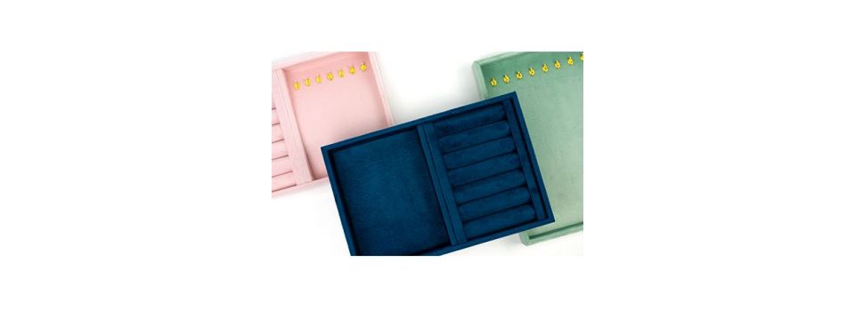 Bandejas Velvet Joyería